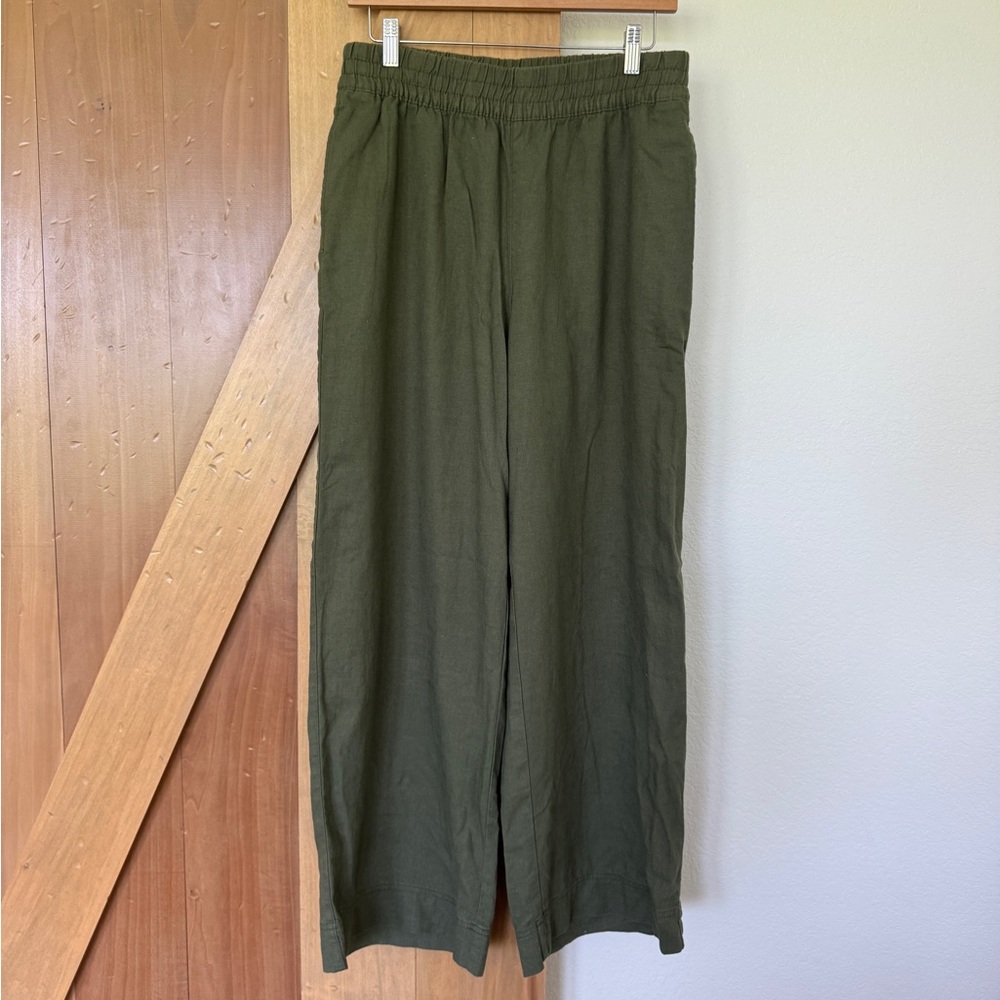 Old Navy Sage Green Wide-Leg Pants